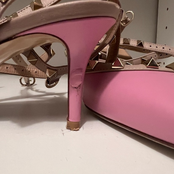 Valentino pink kitten heels - Picture 3 of 4